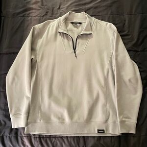 Legends Highland Quarter Zip Light Gray Men’s Large